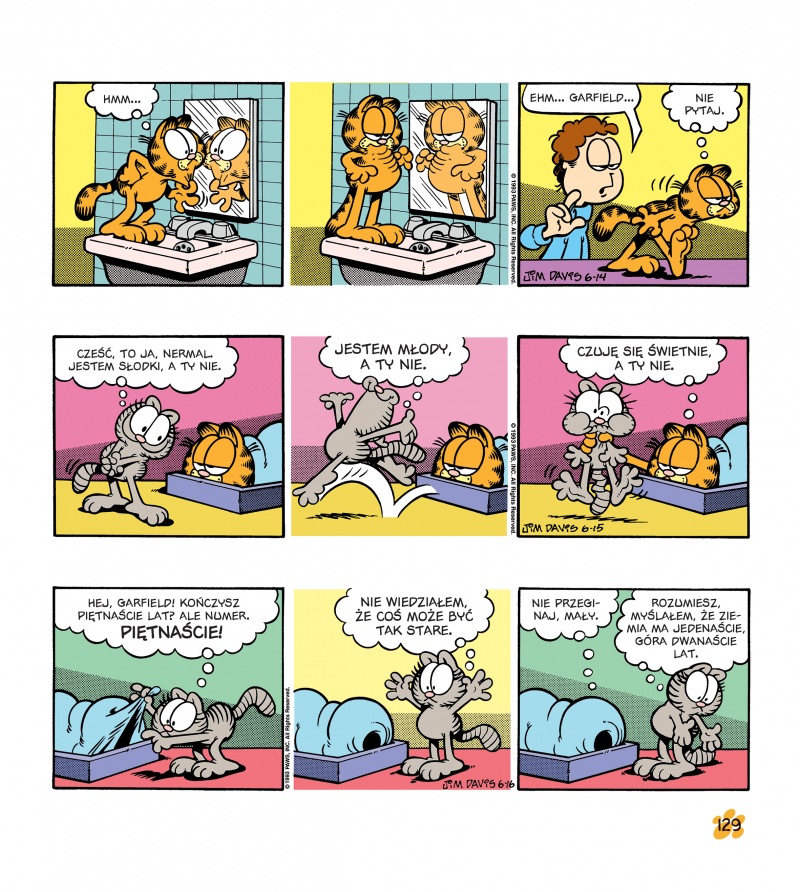 Garfield. Tłusty koci trójpak #09