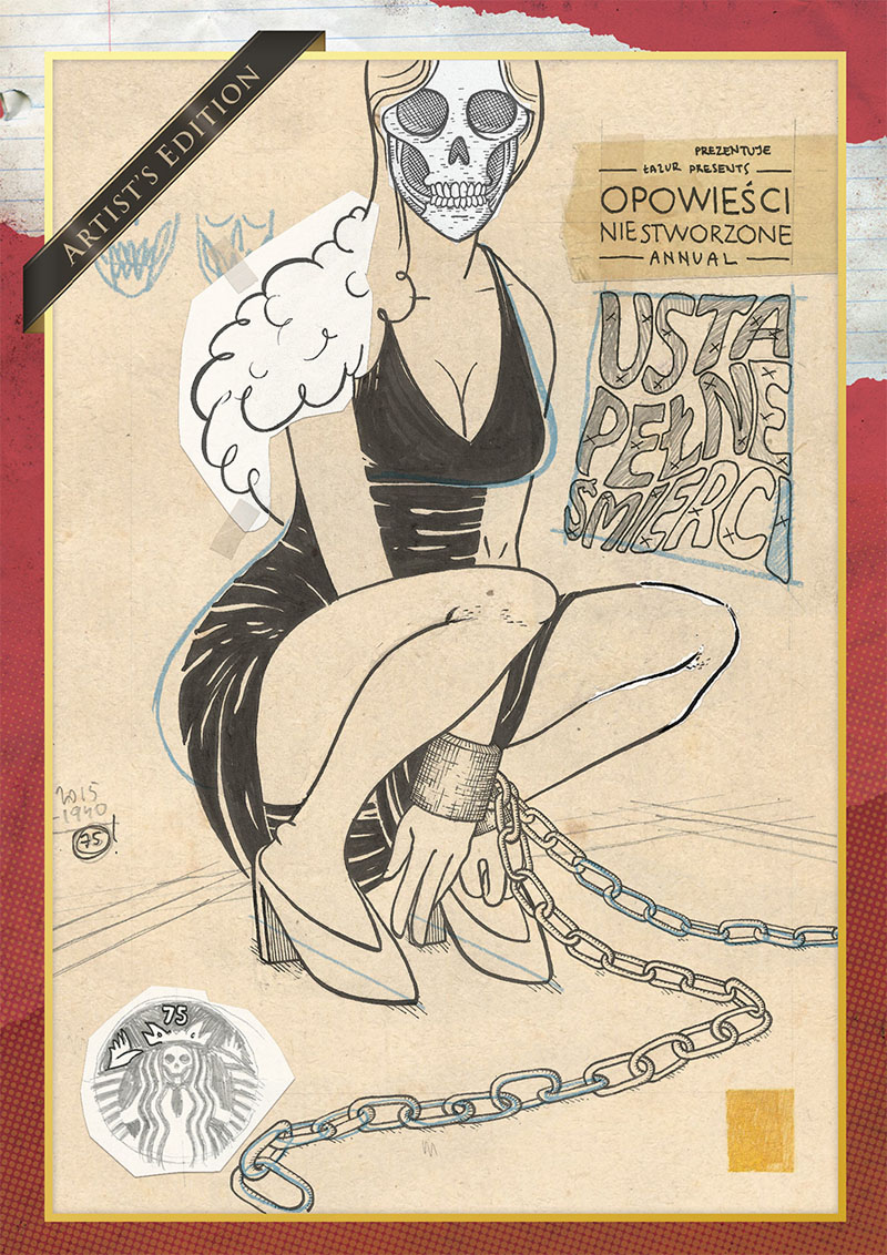 Opowieści niestworzone: Usta pełne śmierci - Wielka Kolekcja Komiksów Łazura / Artist\'s Edition