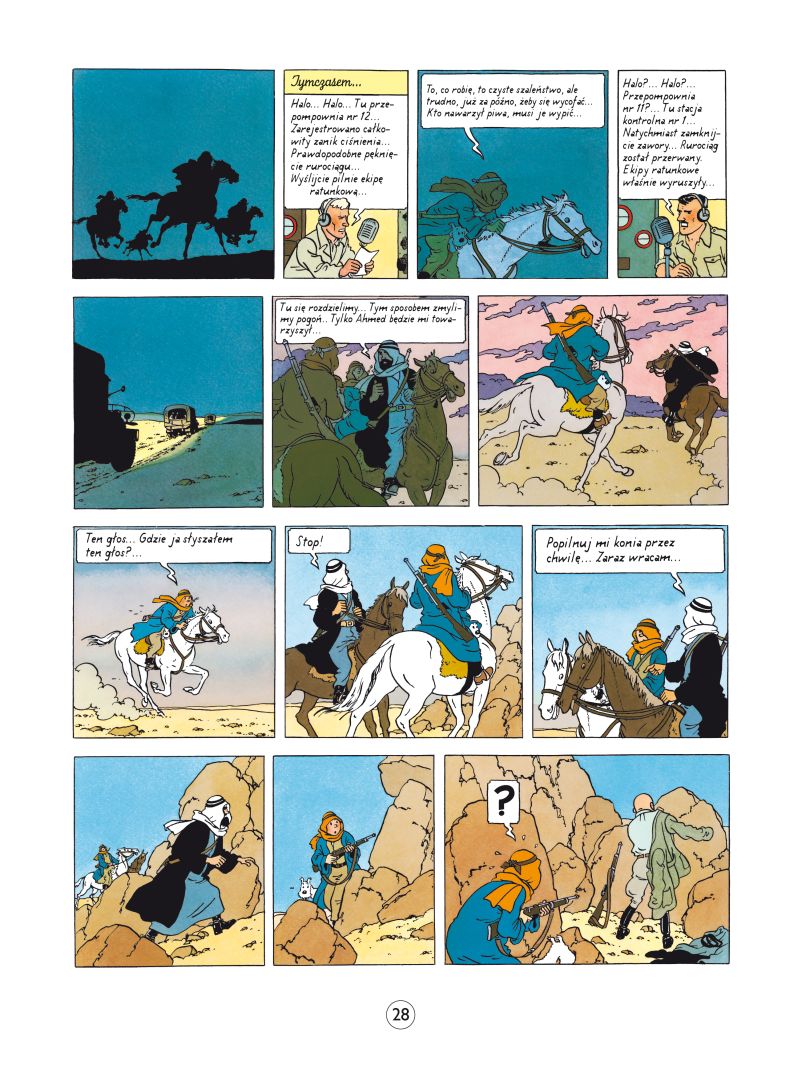 Przygody TinTina Tom stalowy: Tintin w krainie czarnego złota, Kierunek Księżyc, Spacer po Księżycu